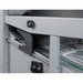 Outfeed rollers are adjusted automatically based on paper size and fold type