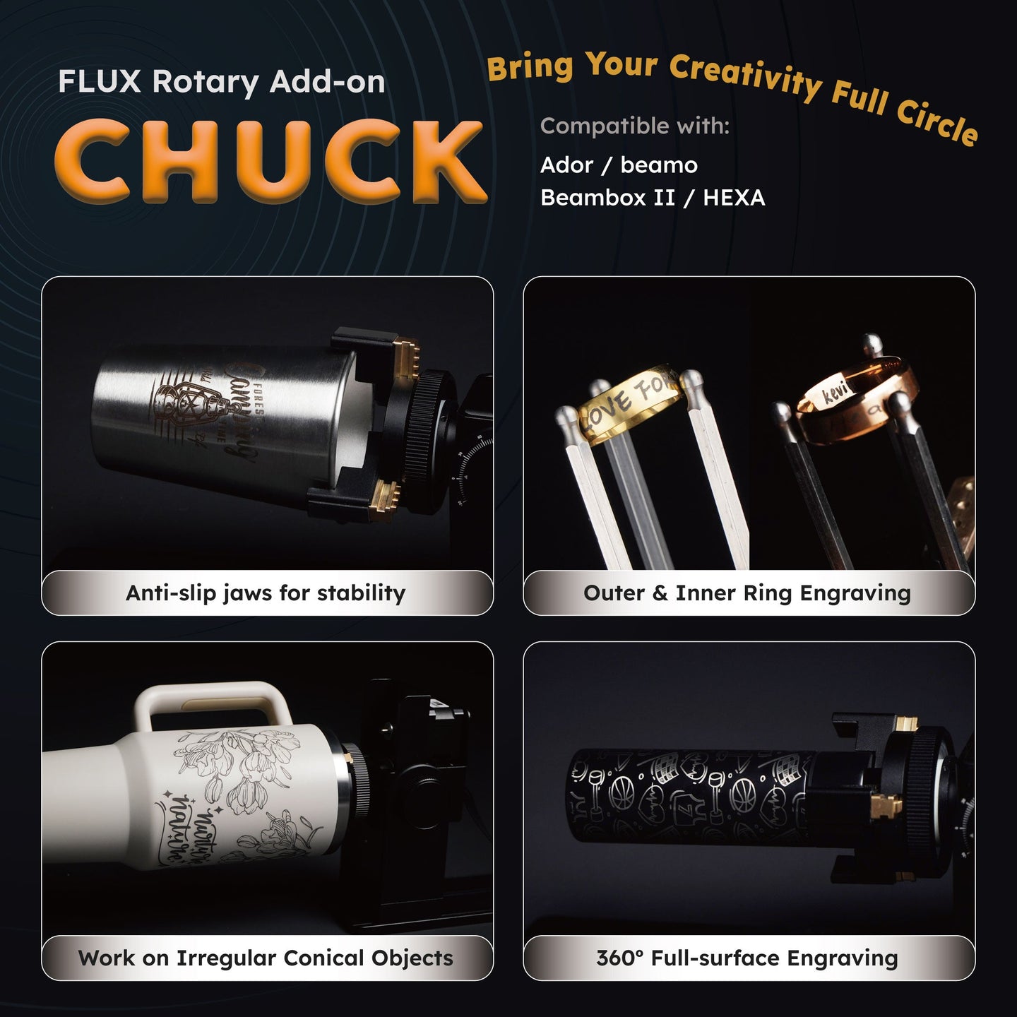 Ador Chuck Rotary Add-on