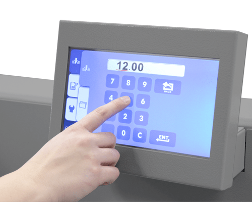Cut-True 28A touchscreen control panel