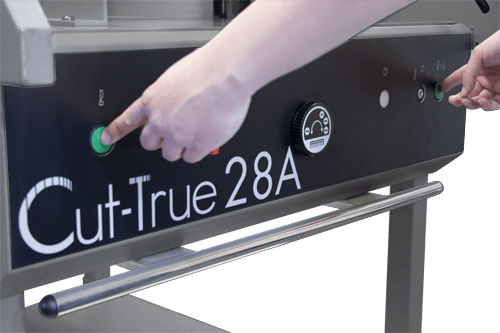Cut-True 28A two-button operation