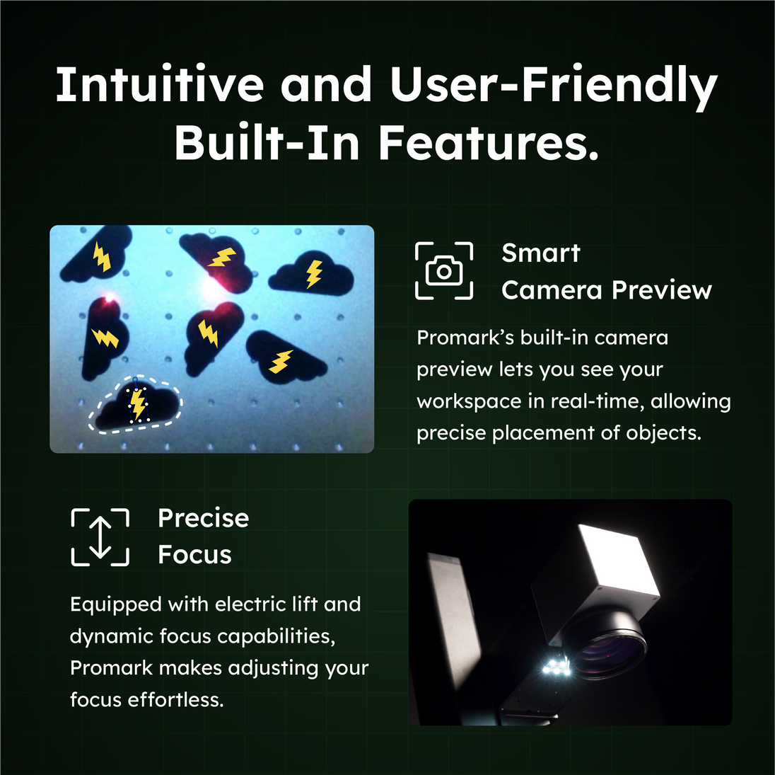 FLUX Promark MOPA feature