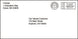 AP3 sample printed envelope