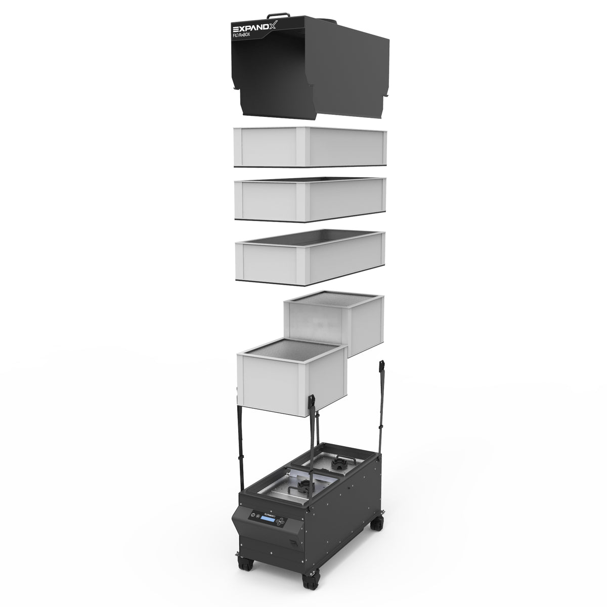Filtrabox ExpandX-3 Fume Extractor - Exploded View