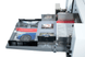 Extended infeed tray with air suction feeder, handles sheets up to 25.5" long