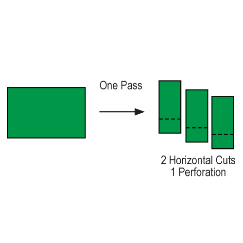 FD 574 two cuts one perforation example