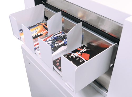 FlashCard XL catch tray with postcards