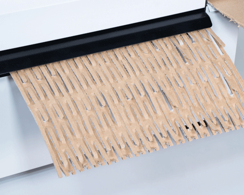 Greenwave 412 perforated cardboard exiting