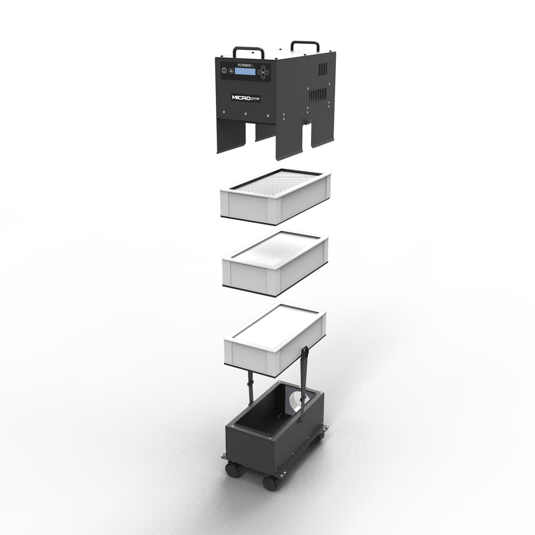 Filtrabox Micro DTF Fume Extractor - Exploded View