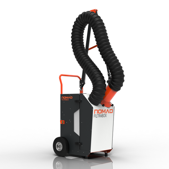 Filtrabox Nomad portable fume extractor with capture arm