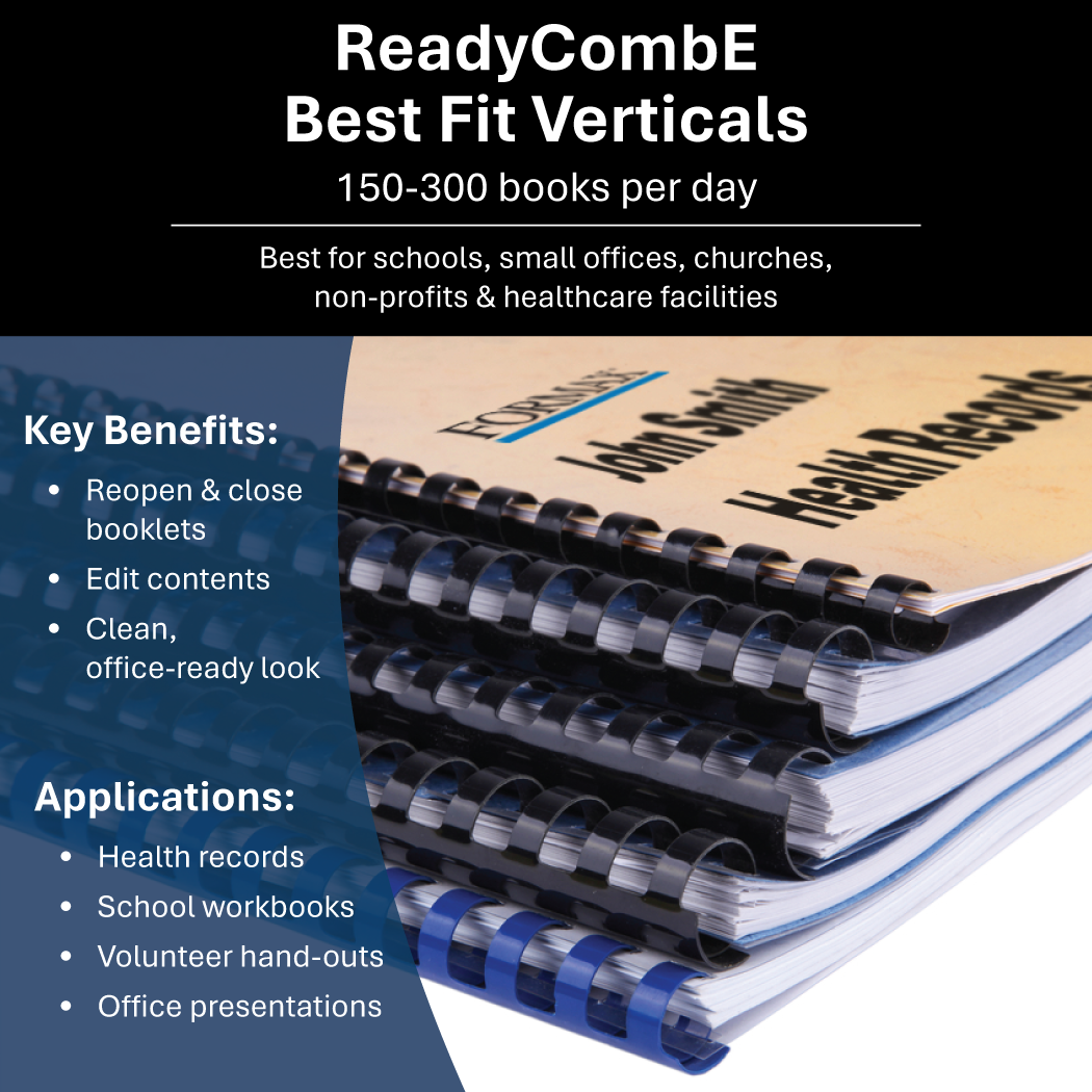 Formax ReadyCombE Electric Punch and Manual Comb Binding System