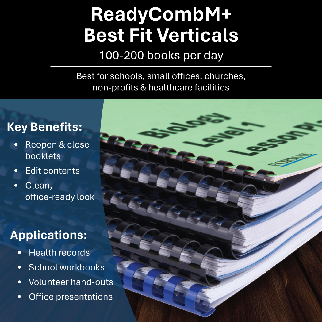 Formax ReadyCombM+ Manual Punch and Comb Binding System