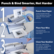 Formax ReadyWire3E Premium Electric Punch and Manual Wire Binding System, 3:1 Pitch