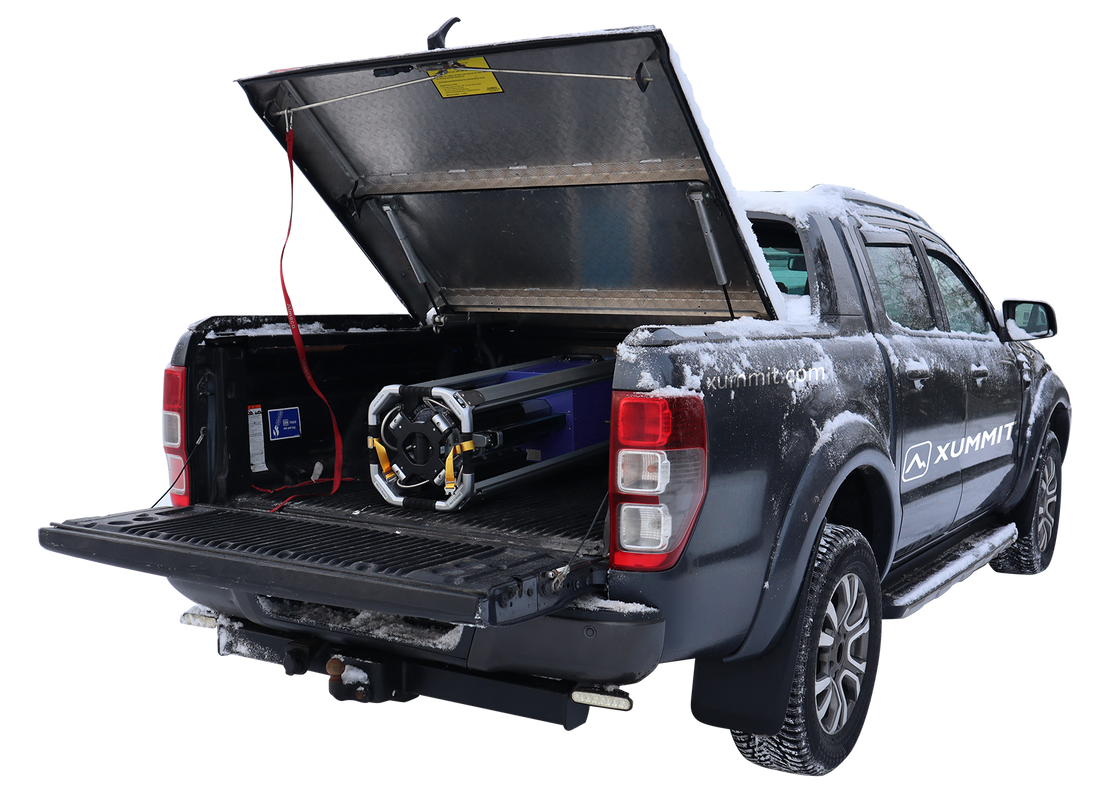 Sierra Light Tower - transport in truck