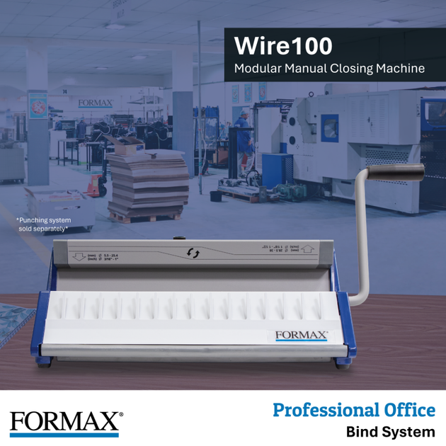 Formax Wire100 Manual Wire Binding System
