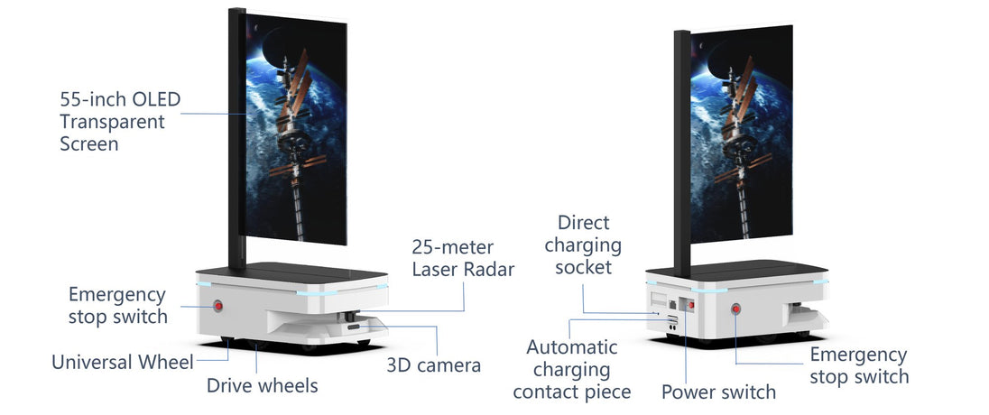 ATEAGO A1 OLED Advertising Robot