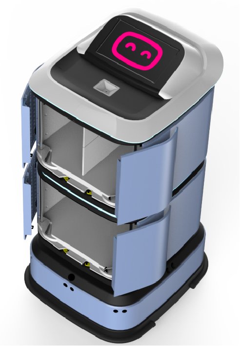 ATEAGO C2 Delivery Robot Carrier